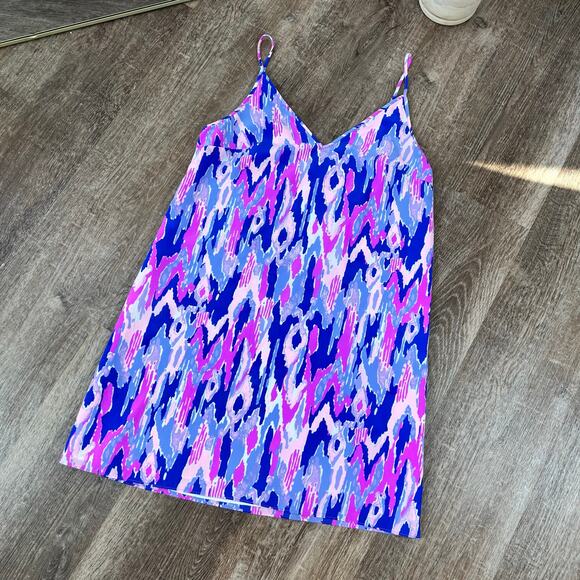Lilly Pulitzer Lela Silk Dress Amethyst One too Many Mini Dress - Picture 2 of 5